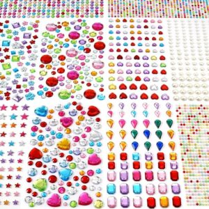 MYDBUYSOME 2774 Pcs Gem Stickers